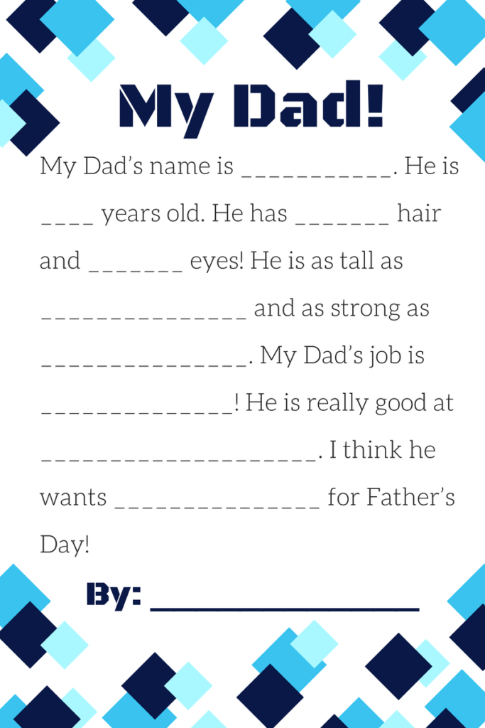 Dad Questionnaire