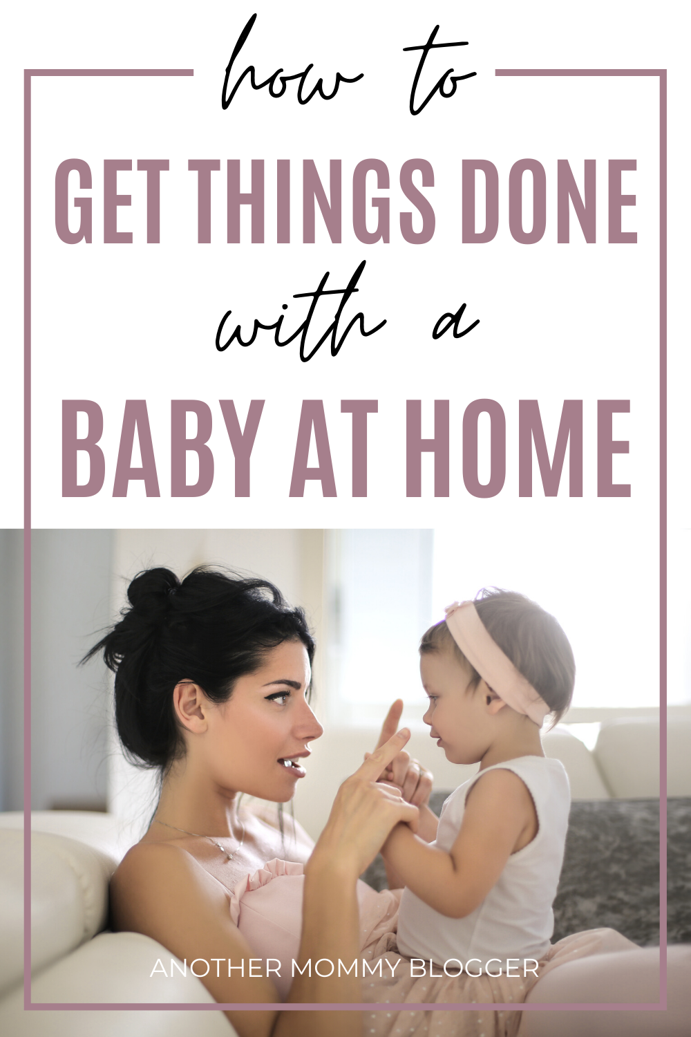 No getting anything done with a baby at home? Here are seven mom hacks to show you how to find time to keep a clean house and cook dinner when you have a baby to take care of. #babytips 