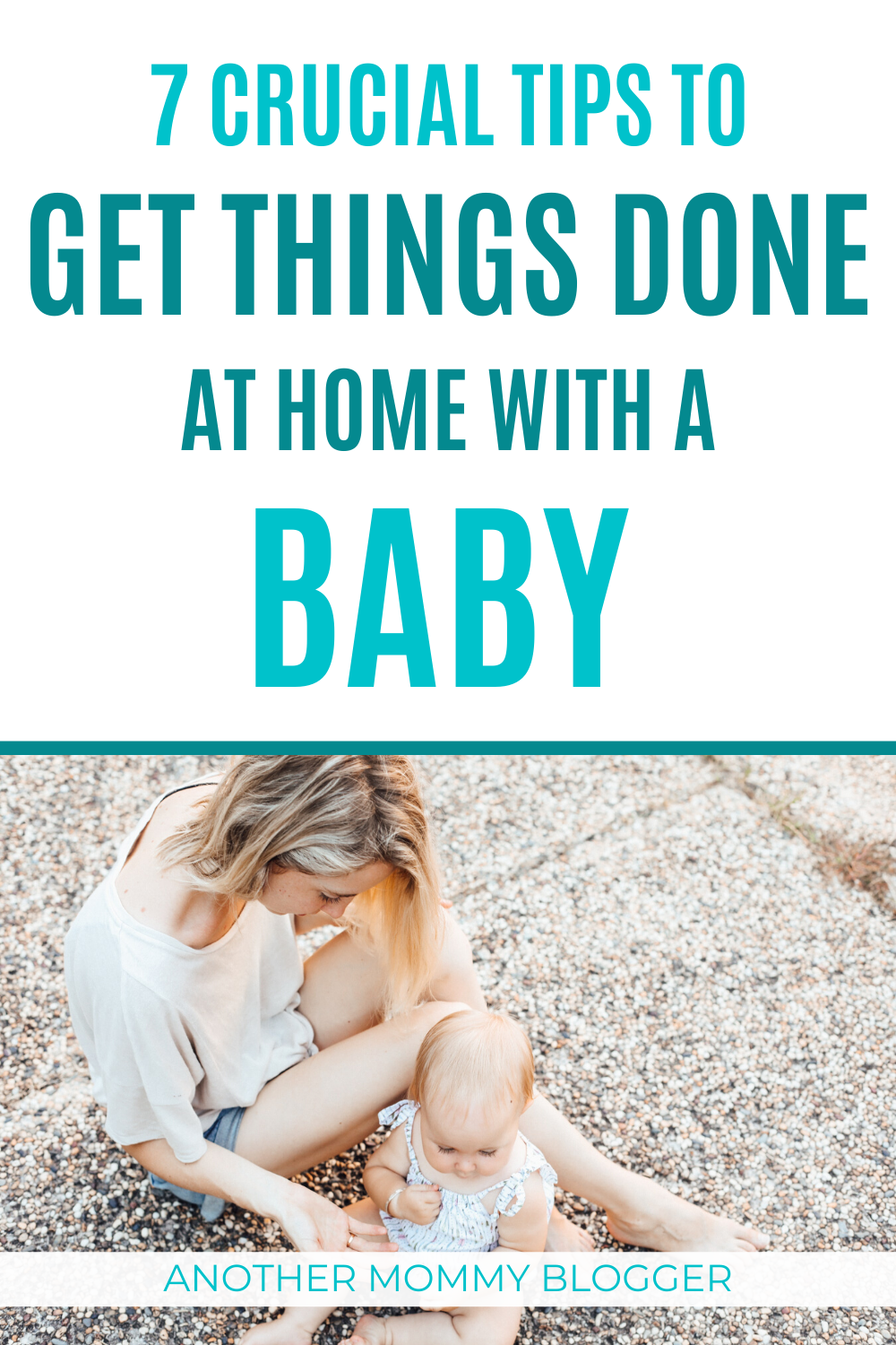 How to get things done at home when you have a baby. #babytips