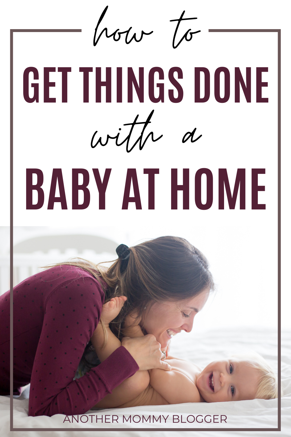 How do you get things done at home with a baby? Here are my top mom hacks. #momhacks #babytips