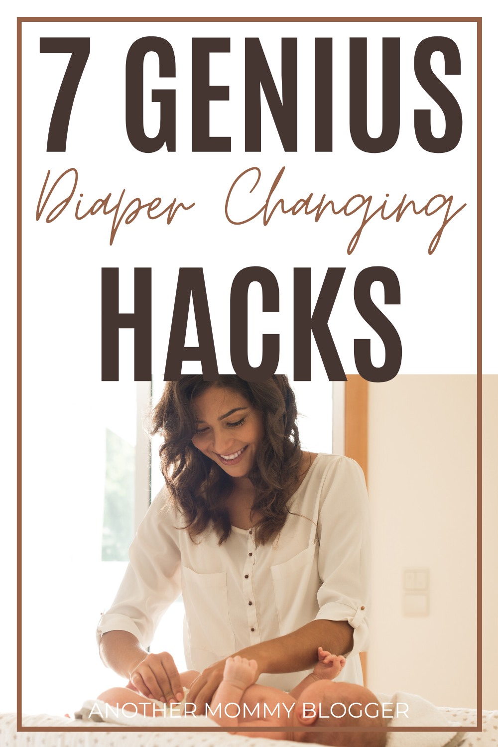 Use these genius mom tips for changing baby’s diaper for easy diaper changing. #babytips