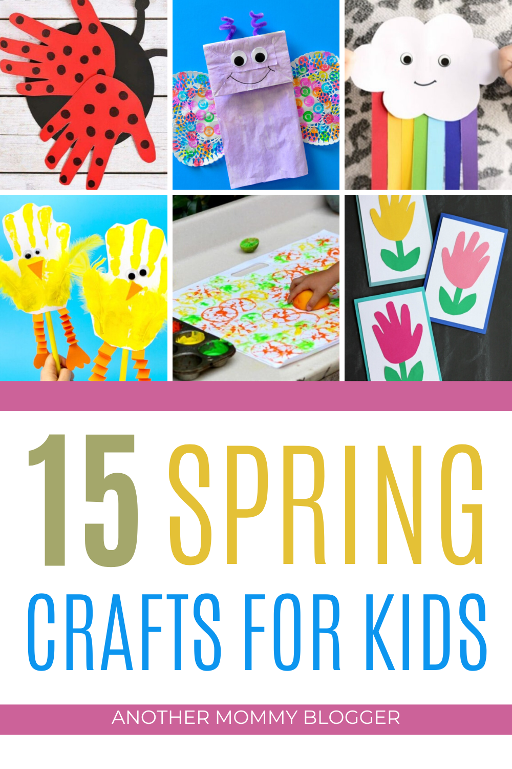 Looking for fun activities for kids? Try these spring crafts for kids for some creative fun this springtime. #kidscrafts #springcrafts