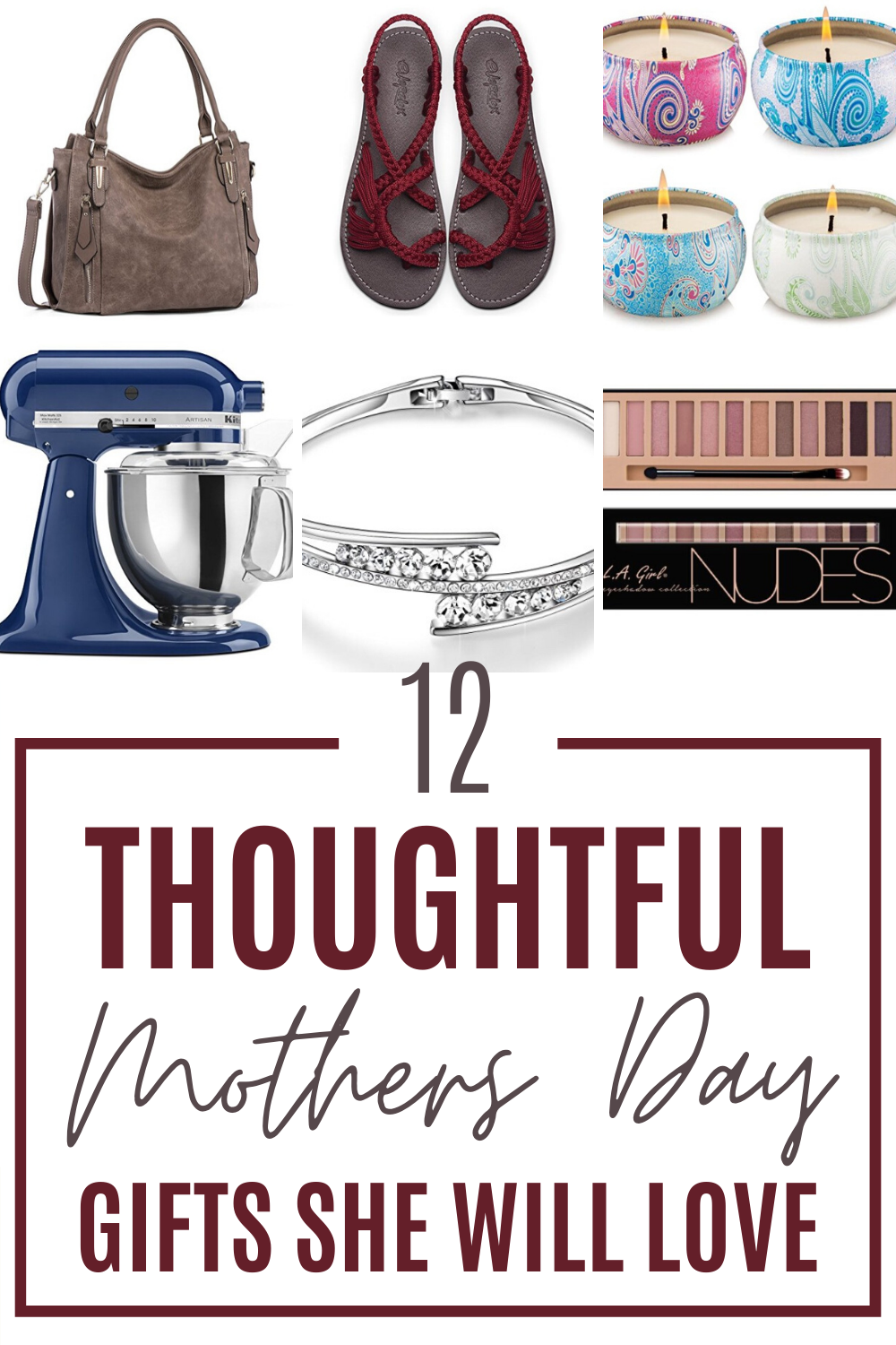 Show your mom some love with these thoughtful mothers days gifts she will love. #mothersday #giftideas