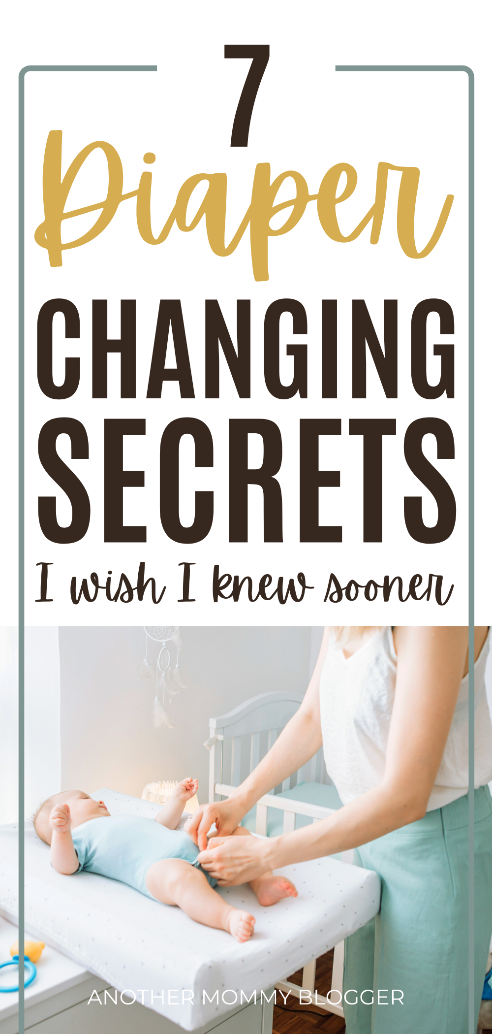 Learn how to change a baby the best way with these baby tips for new moms. #babytips