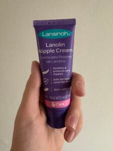 Postpartum care list nipple cream