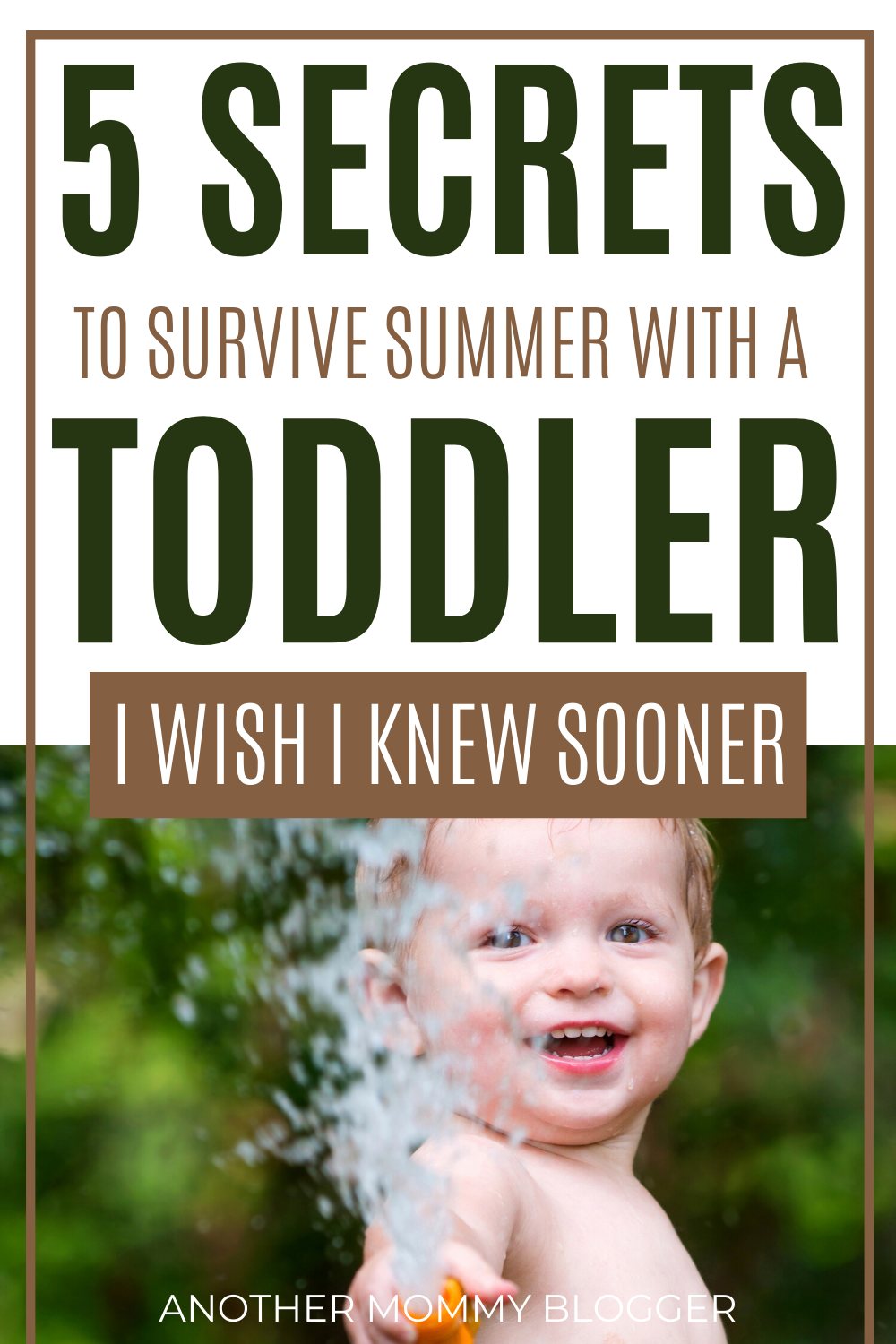 Survive the summer with your toddler with these tips. A toddler schedule, toddler activities, and more. #summer #toddler