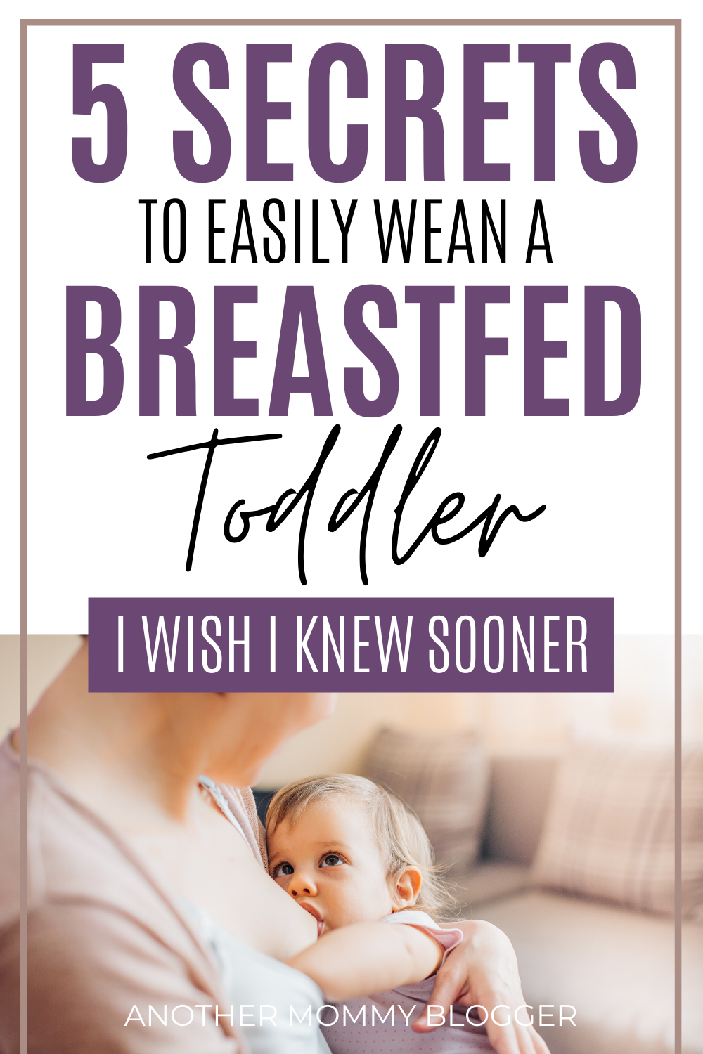 Weaning your toddler doesn’t have to be hard. Learn how to stop breastfeeding with these simple tips. #breastfeeding #toddler