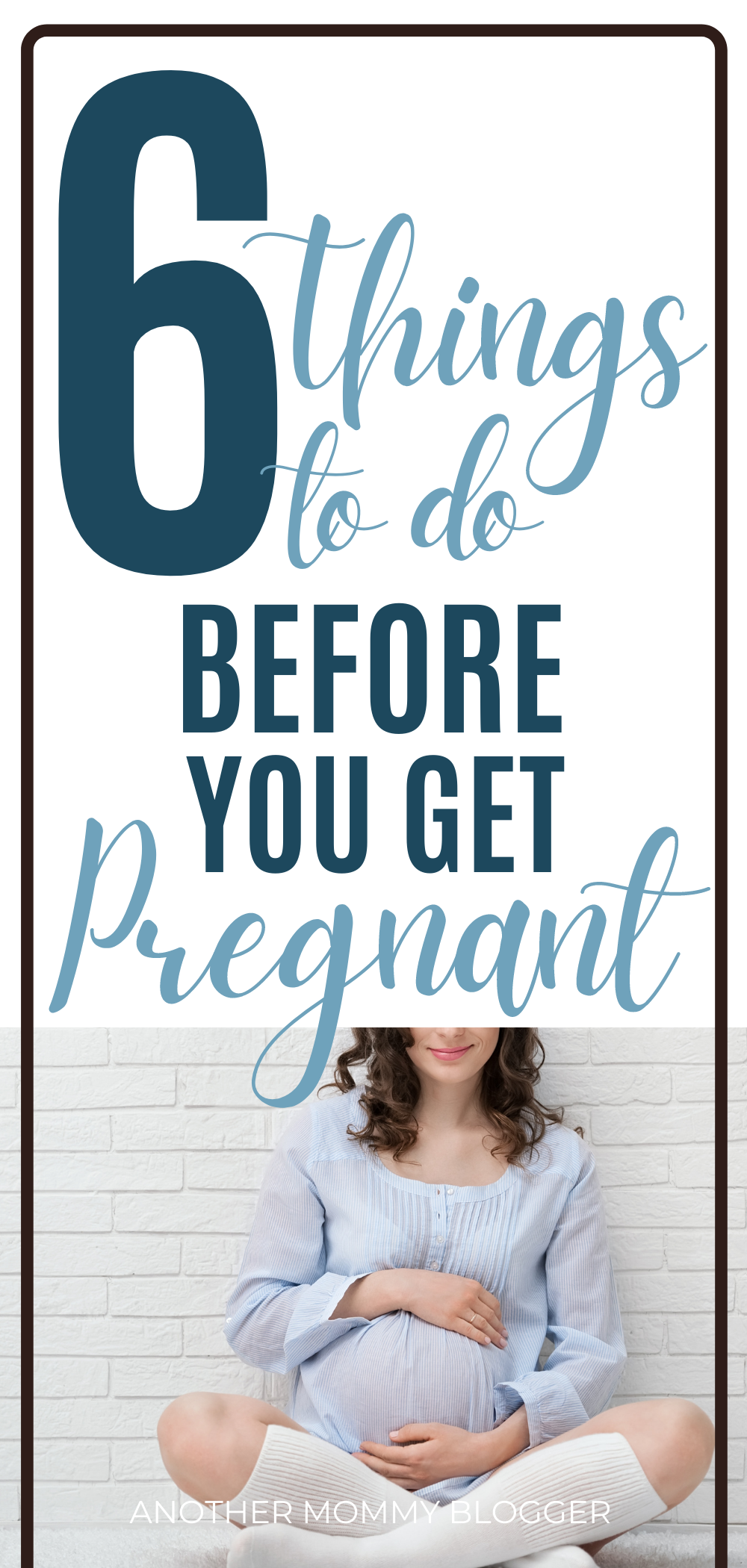 This is a list of things to do before you get pregnant for women trying to conceive. #pregnancy