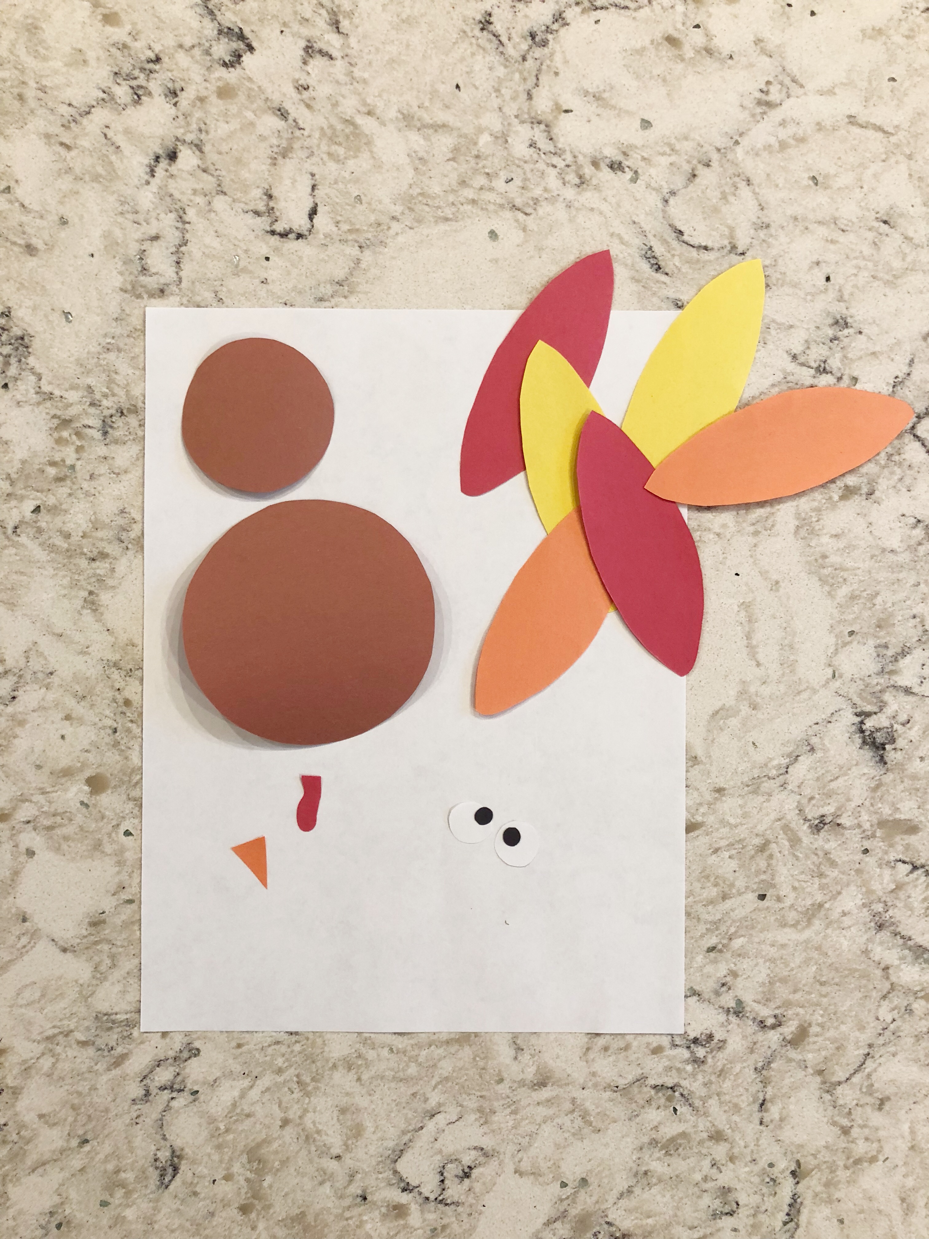 Easy Toddler Turkey Craft Activity