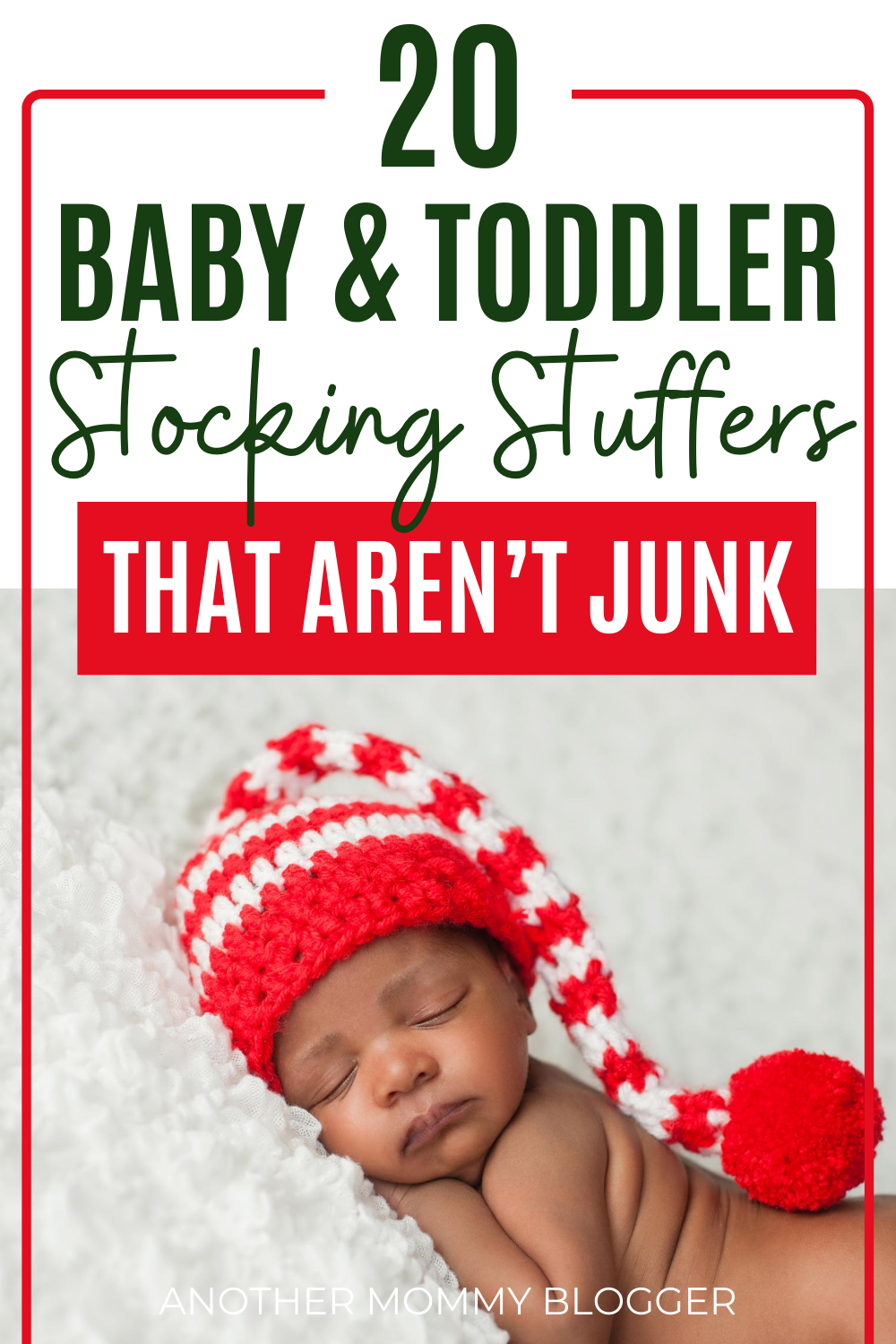 Don’t know what to put in a baby’s stocking for Christmas? Here are a few baby and toddler stocking stuffer ideas that you’re going to love. #christmas #stockingstuffers #baby #toddler #giftideas