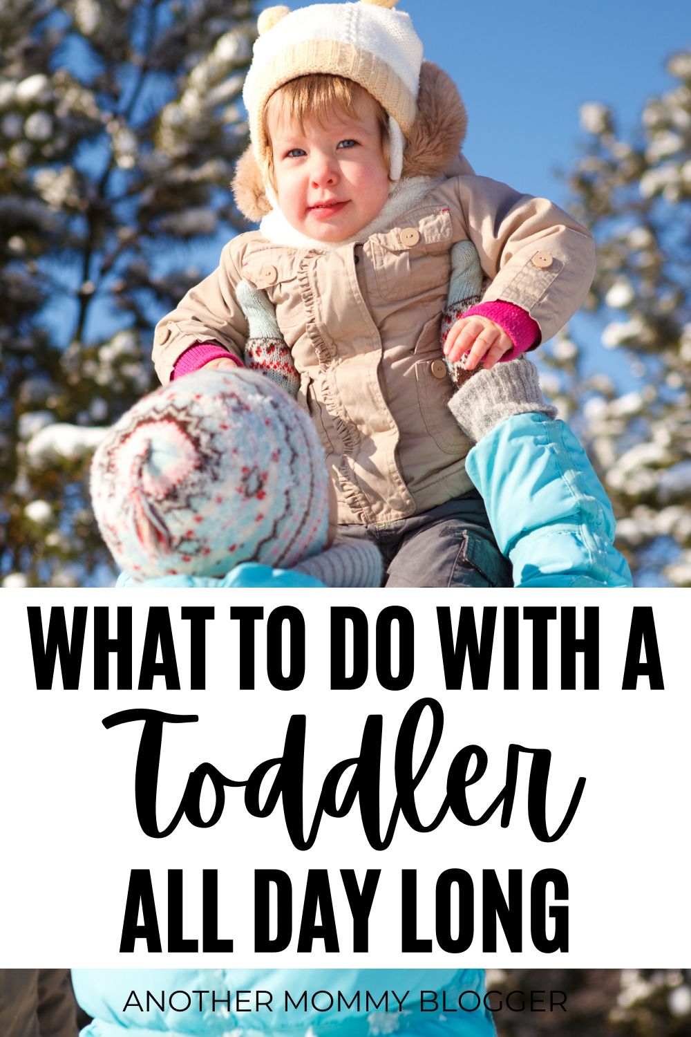 Fun activities for toddlers and a schedule for a toddler. #toddler