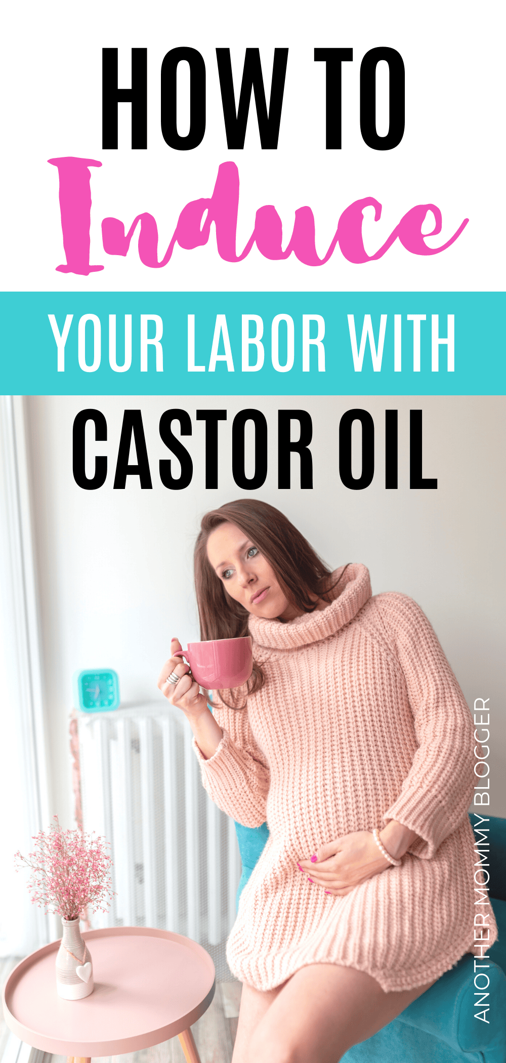 Want to induce labor naturally at home to avoid getting induced? Are you past your due date, tired of pregnancy and want to meet your new baby? Then you need this castor oil recipe to induce labor at home.