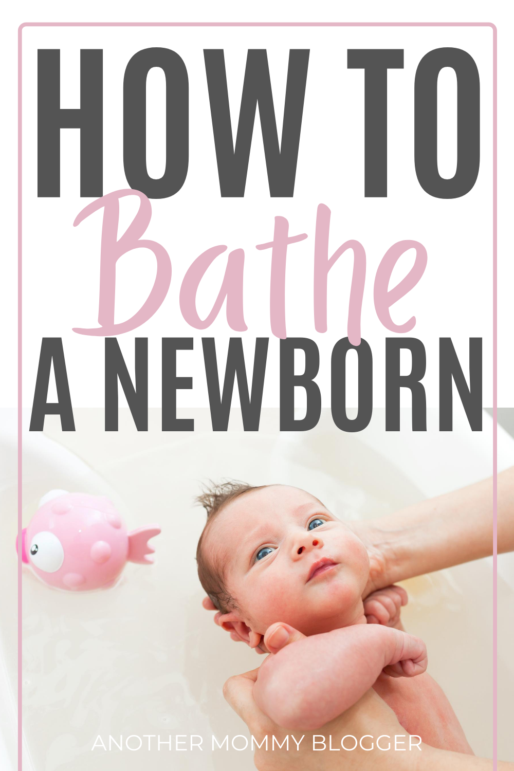 Wondering how to give a newborn a bath? As a new mom it can be tricky. Grab this guide with baby bath tips for the first year. #babytips #newborn