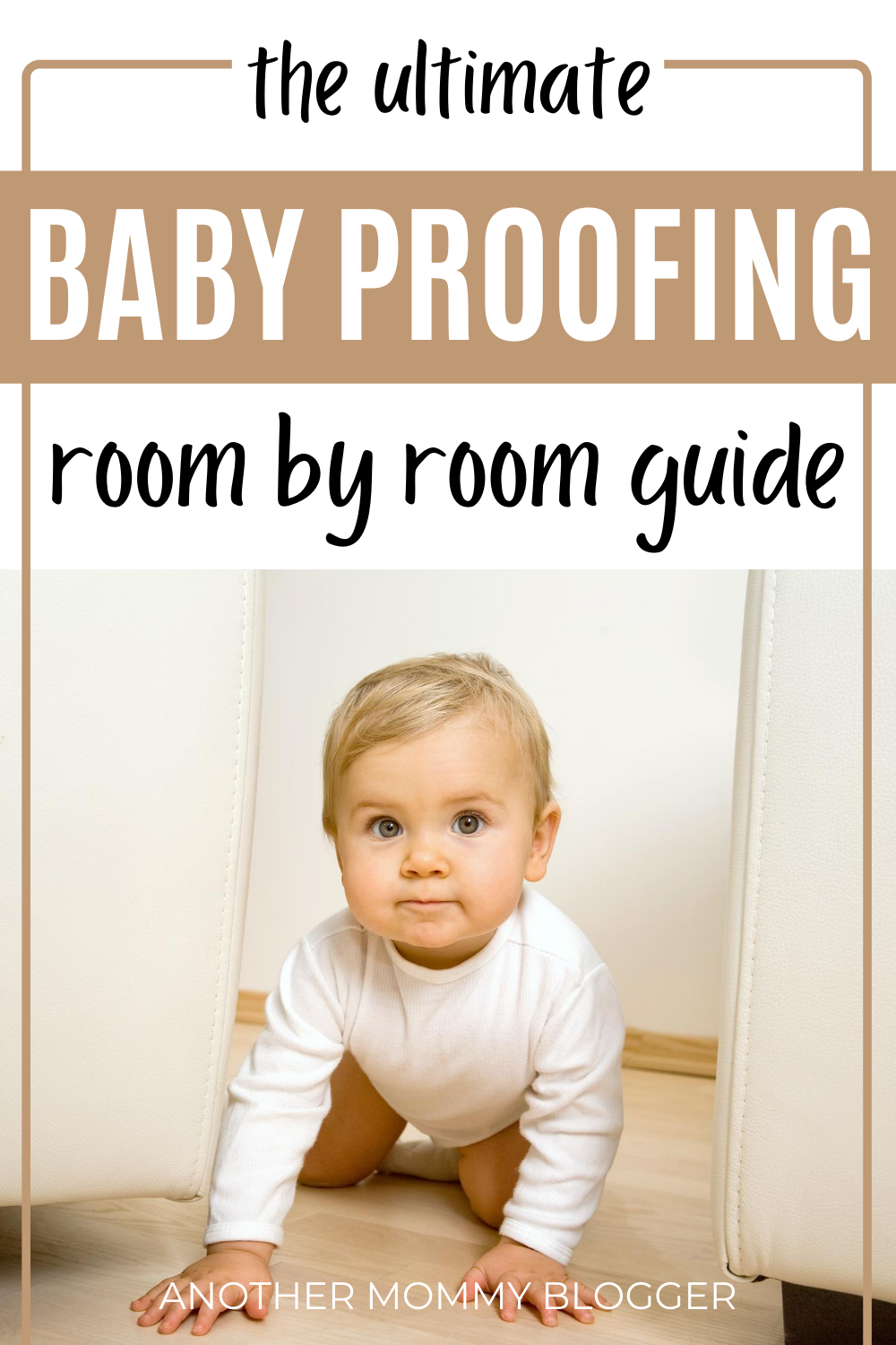 You don’t know when baby will start crawling but when they do make sure your home is ready for baby. This baby proofing checklist takes you room by room to make your home safe. #babytips #parentinghacks