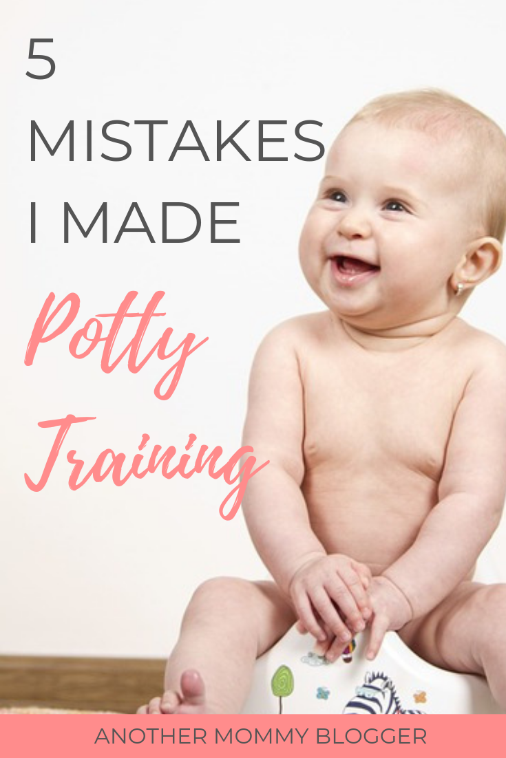 5 Mistakes I Made Potty Training