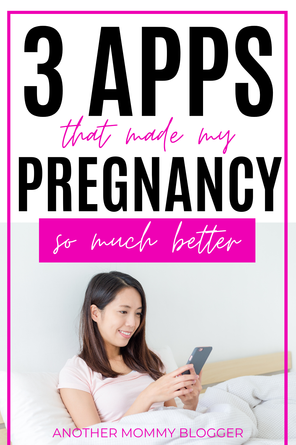 Looking for the best apps for pregnancy? Don’t just get a pregnancy tracker app, you need these other two too. #pregnancy #pregnancytracker