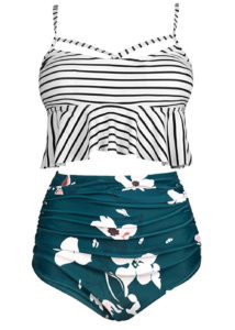 Full coverage high waisted swimsuit
