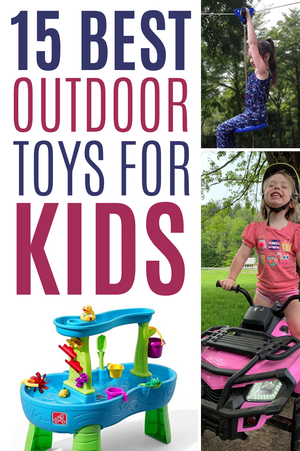 Get these fun outdoor toys for kids this summer if they;re stuck home with nothing to do. #outsidetoys #kids