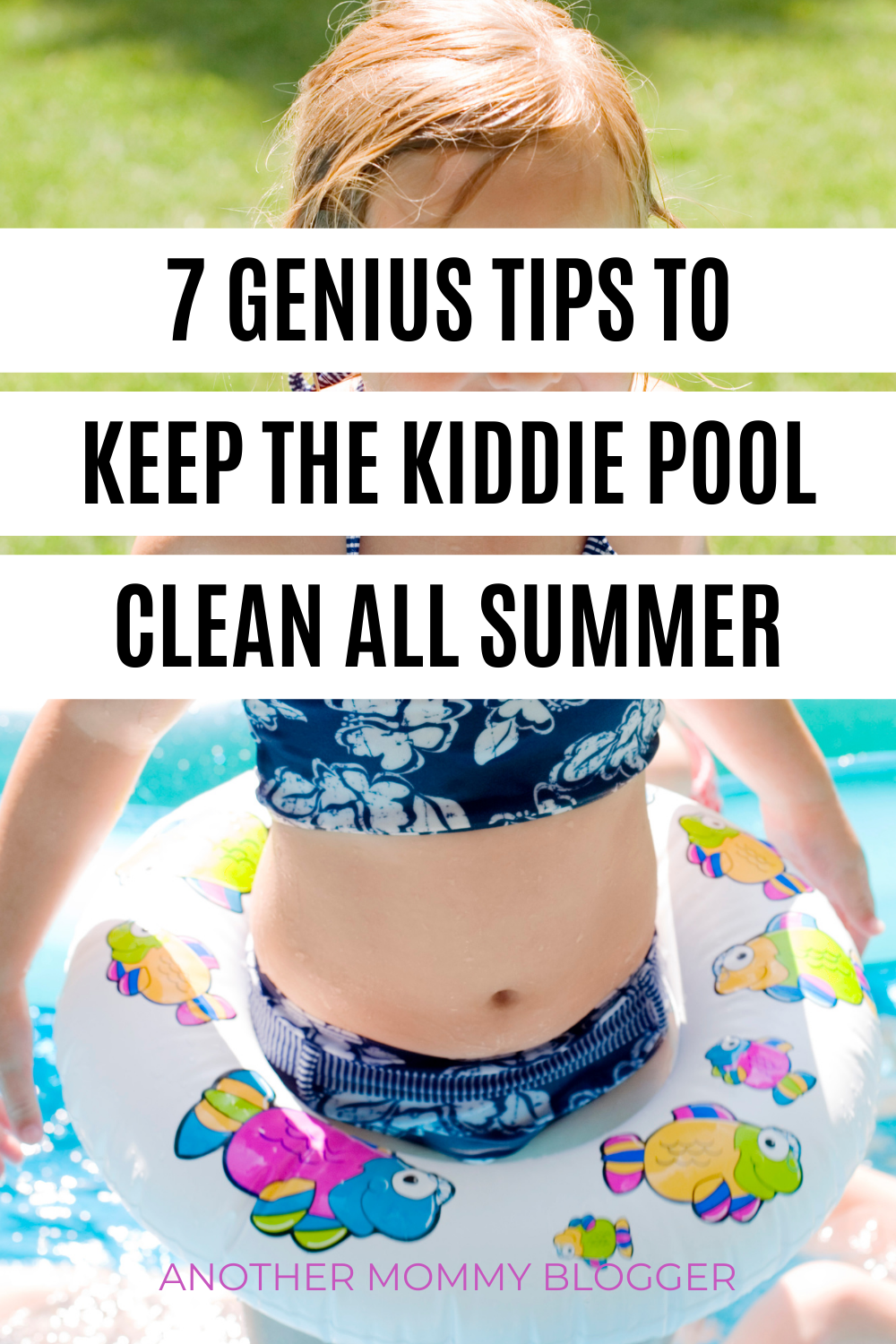 These are genius cleaning tips for moms. Keep the kiddie pool clean all summer long with these cleaning hacks.