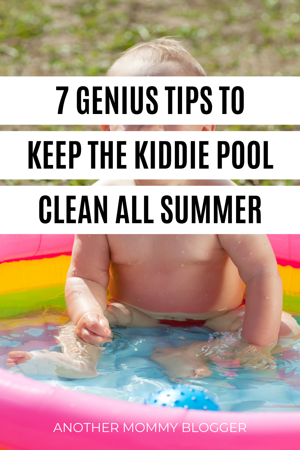 Learn how to keep a kiddie pool cleaning without draining it with these cool cleaning hacks for parents.