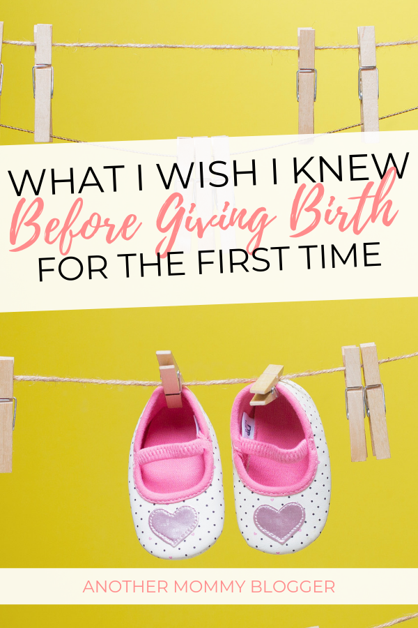 Giving birth for the first time