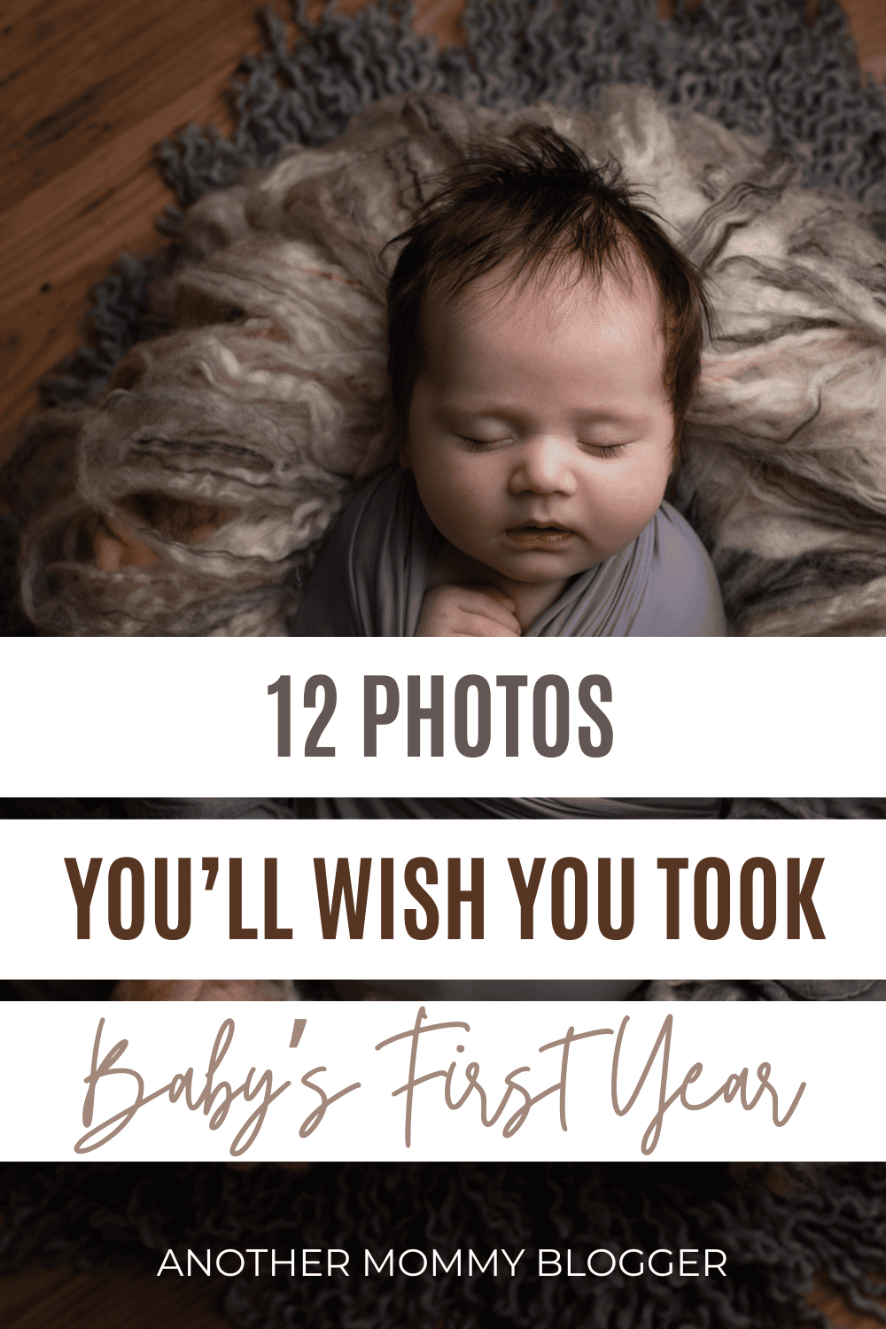 Photos to take of baby each month for baby milestone photos! Get these diy baby photography tips today!