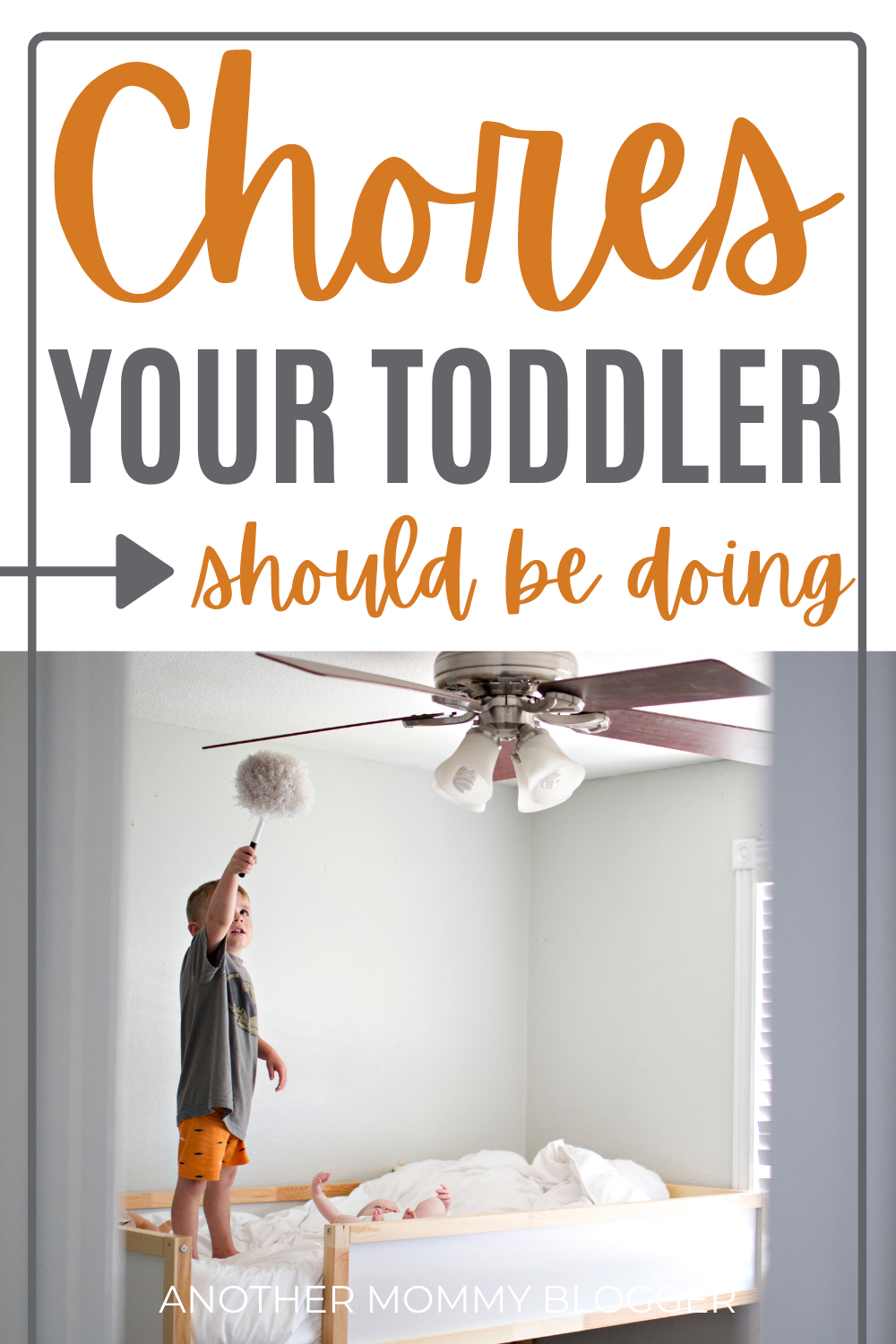 Easy chores your two year old can do. Build a work ethic and teach responsibility with these toddler chores. #parenting #toddlerchores #twoyearolds