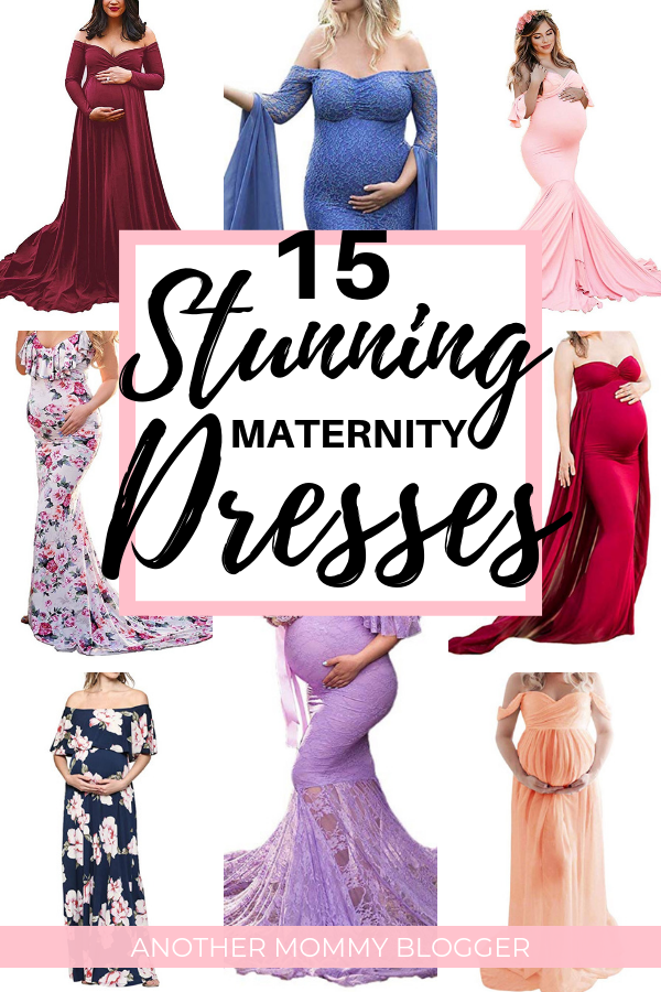 15 Stunning Maternity Photoshoot Dresses