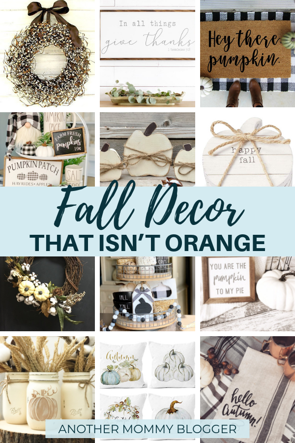 Fall Decor That Isn’t Orange