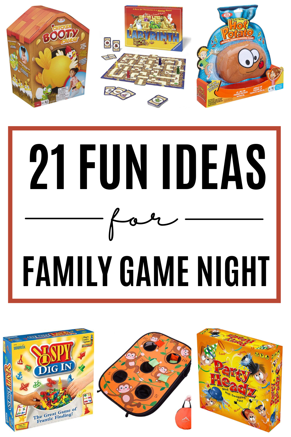 These are fun ideas for family game night. Try these games the whole family can play together.