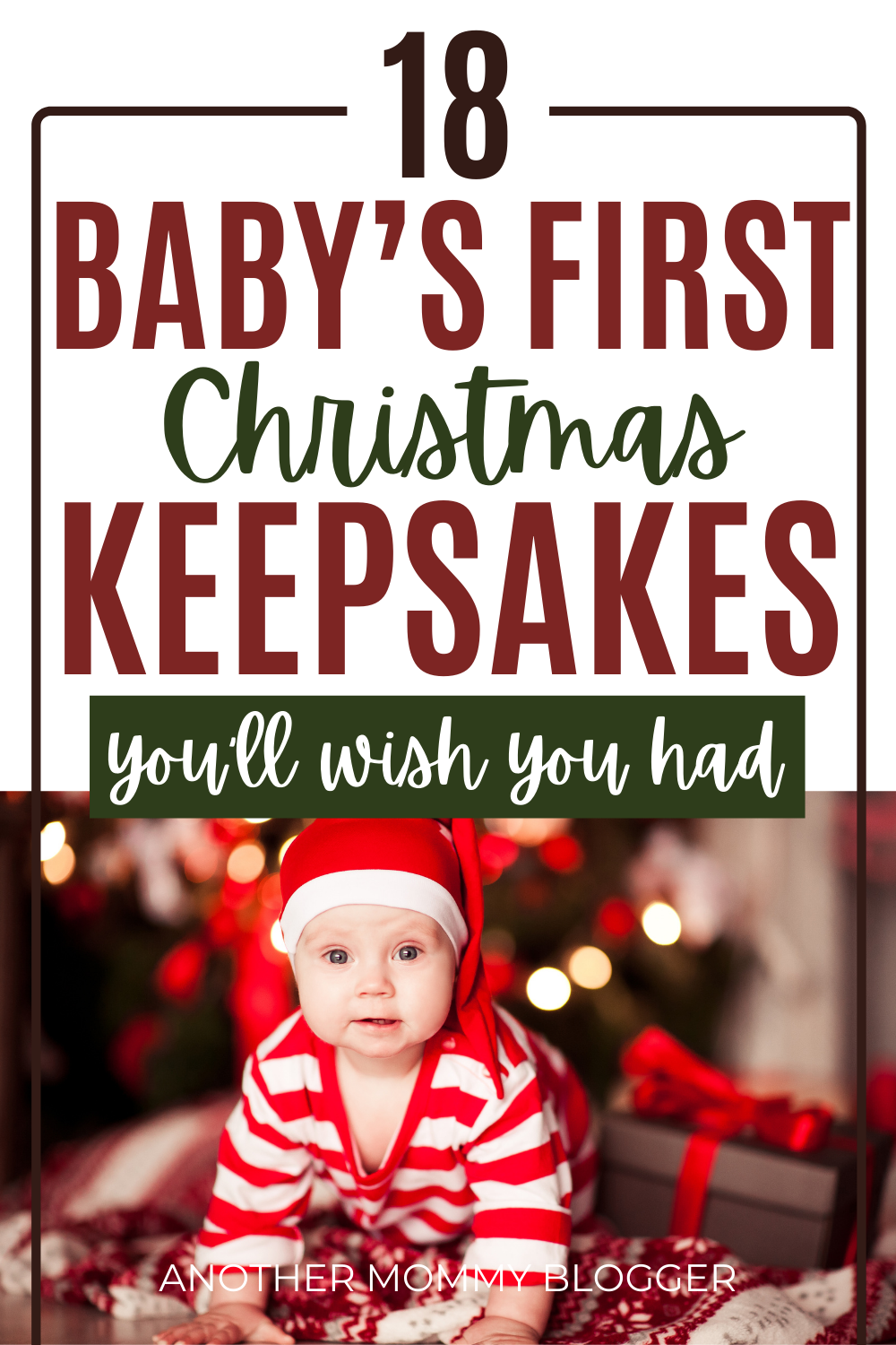 These cute baby’s first Christmas keepsakes are adorable. #babytips #christmas