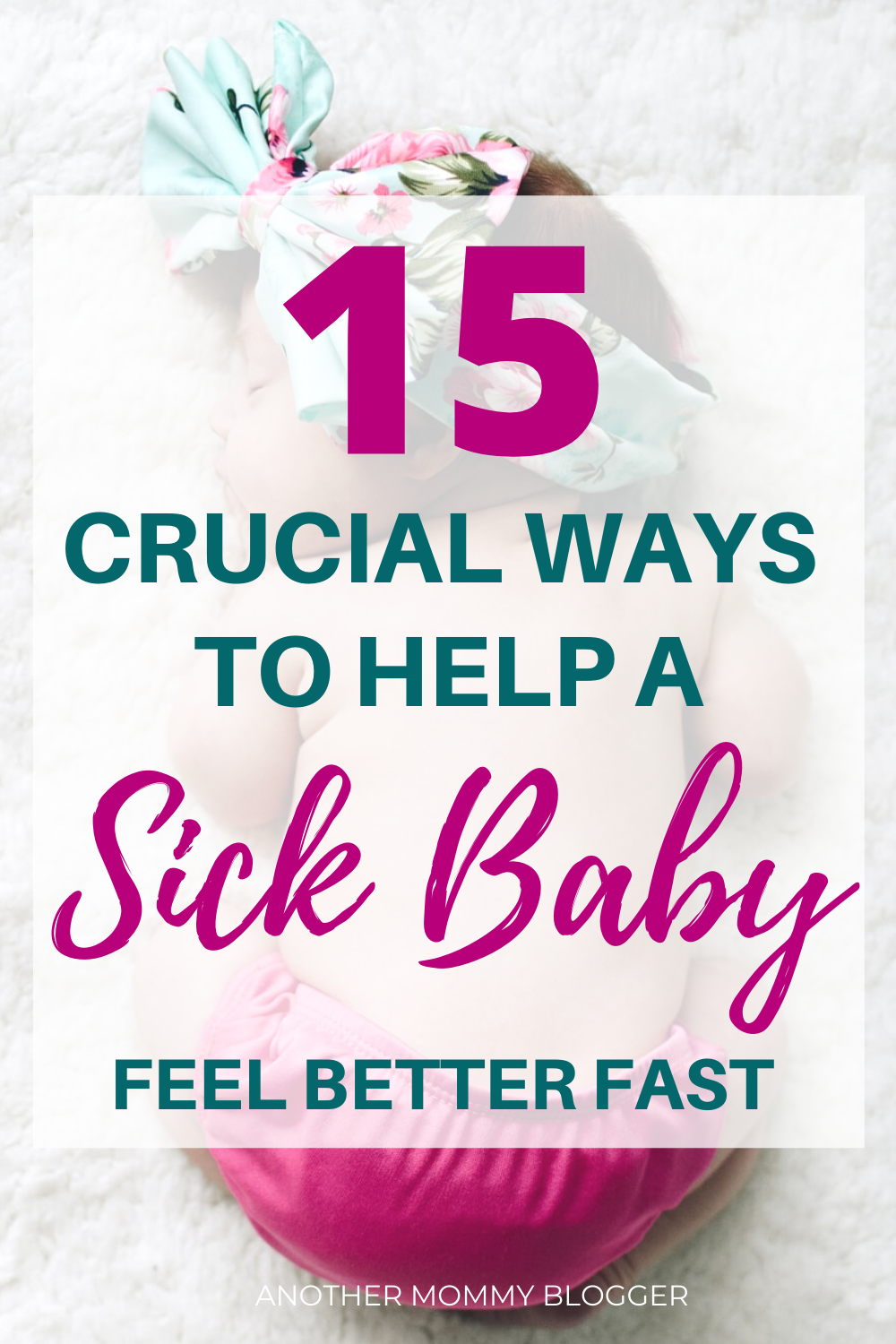What to do when baby is sick! 15 sick baby remedies that work fast. #babytips