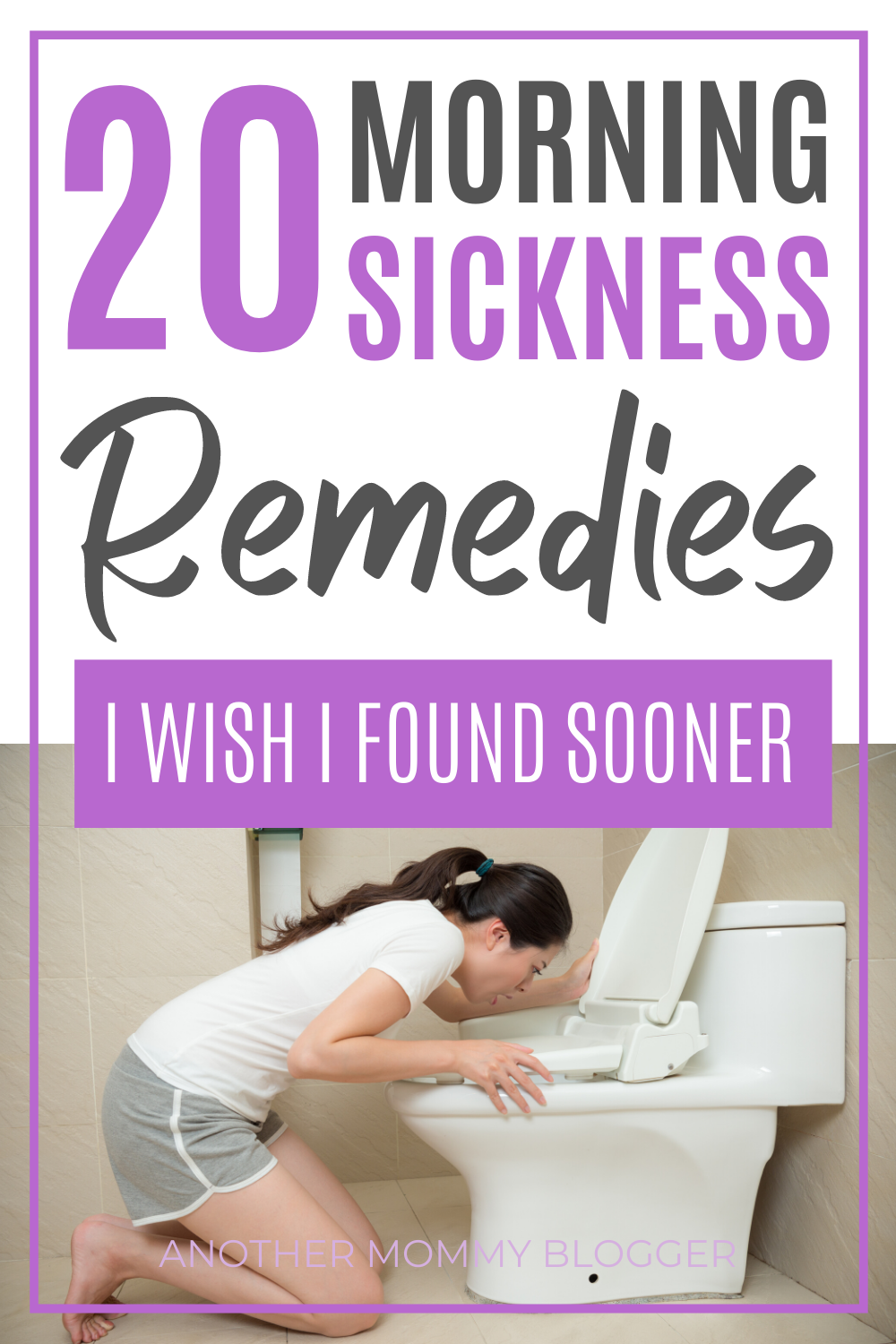 Don’t put up with morning sickness you’re entire pregnancy. Put and end to the nausea with these remedies that work fast. #pregnancy #firsttrimester #morningsickness #remedies