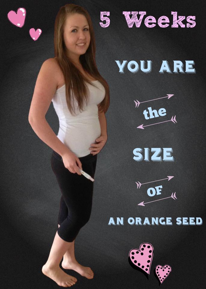 5 weeks pregnant belly picture