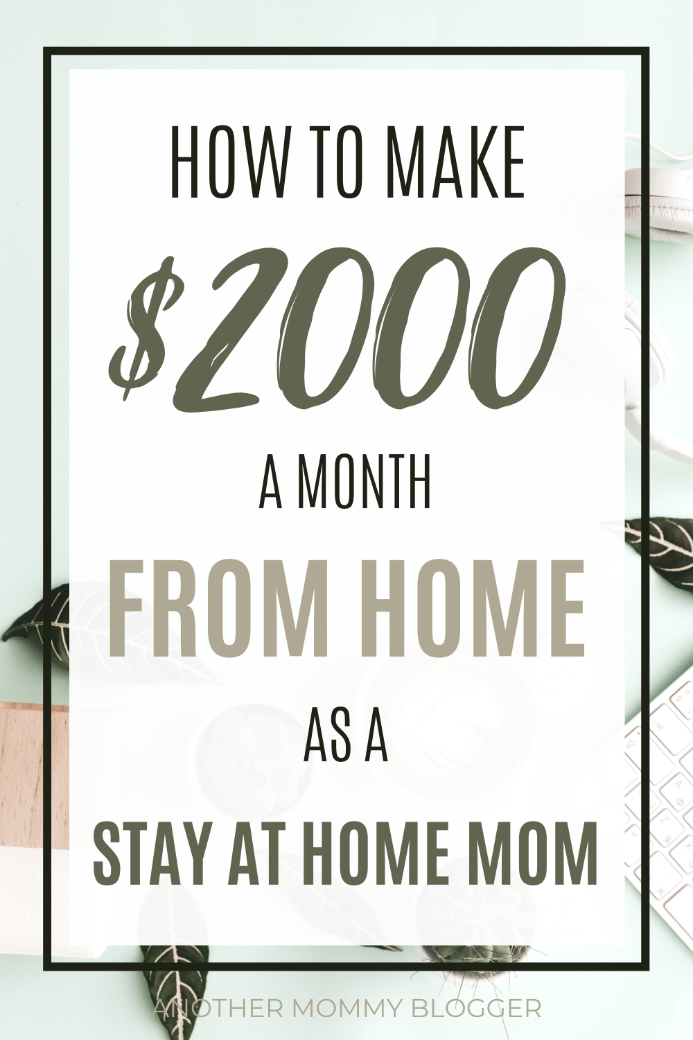 Real work from home jobs exist. You can make money from home as a stay at home mom and I want to show you how. I make over $2000 a month blogging from home. #blogging #workfromhome #sidehustles