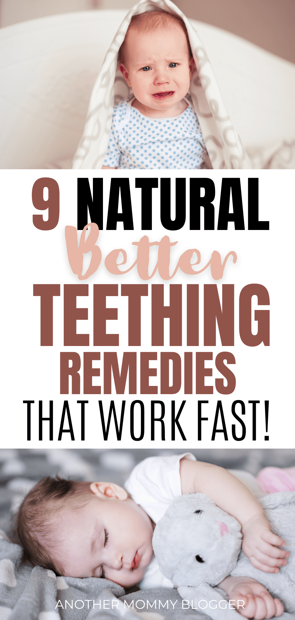 Teething pain is very uncomfortable for baby. Use this list of natural teething baby remedies to help relieve symptoms from teething and help baby sleep.