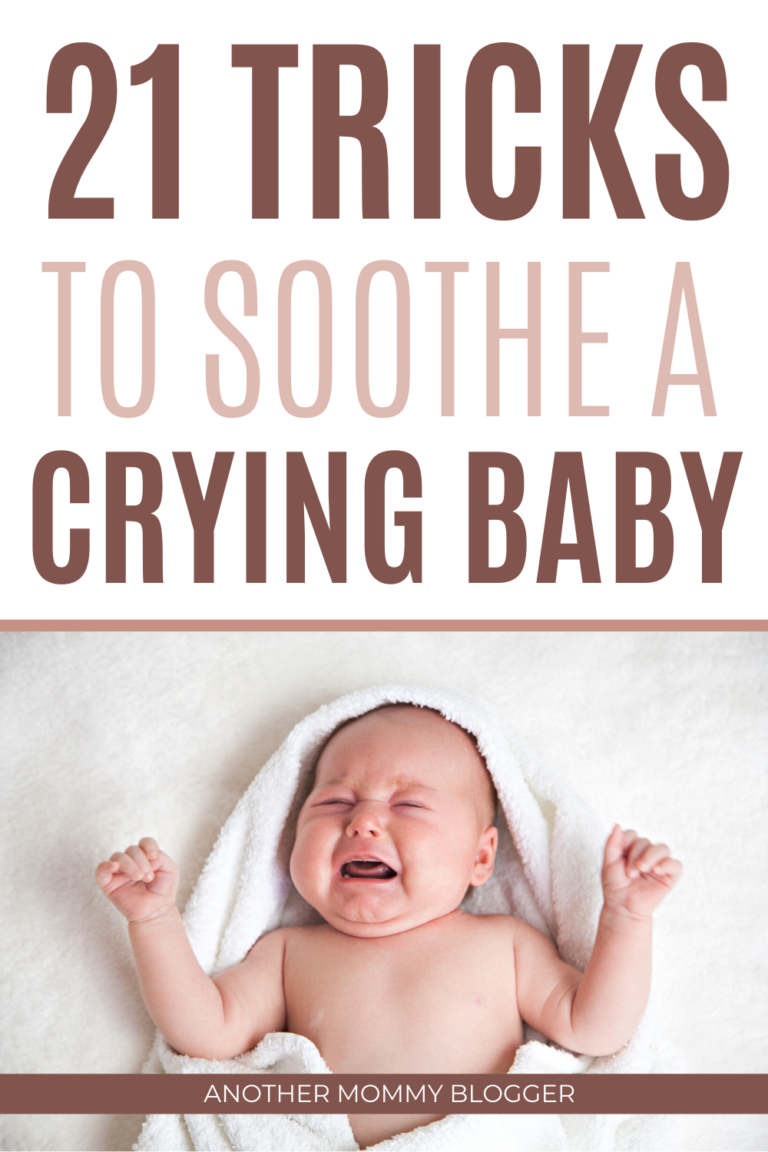 21 Tips To Soothe A Crying Baby - Another Mommy Blogger