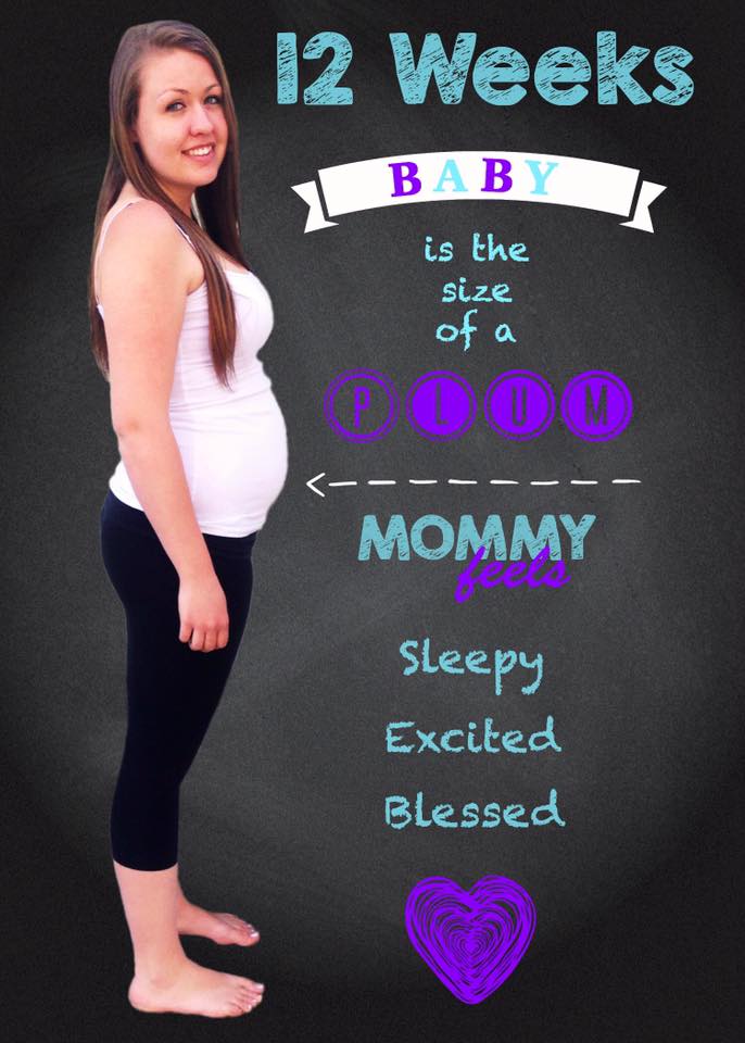 12 Weeks Pregnant Belly Photo