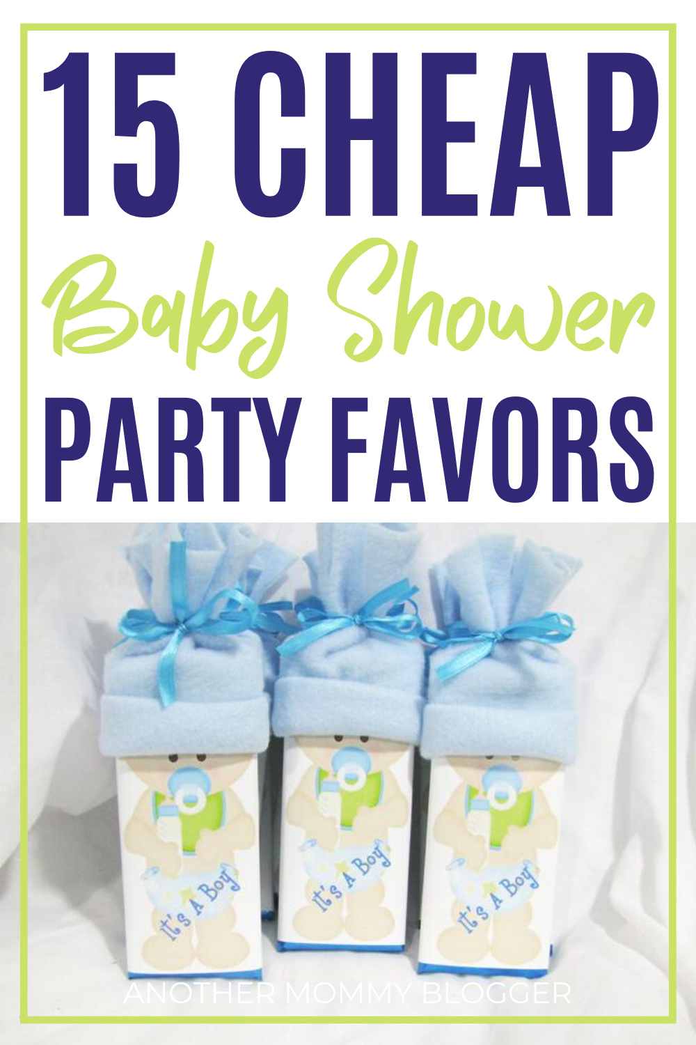 Don’t go broke thanking your guests. These baby shower party favors are cute but affordable. #babyshower