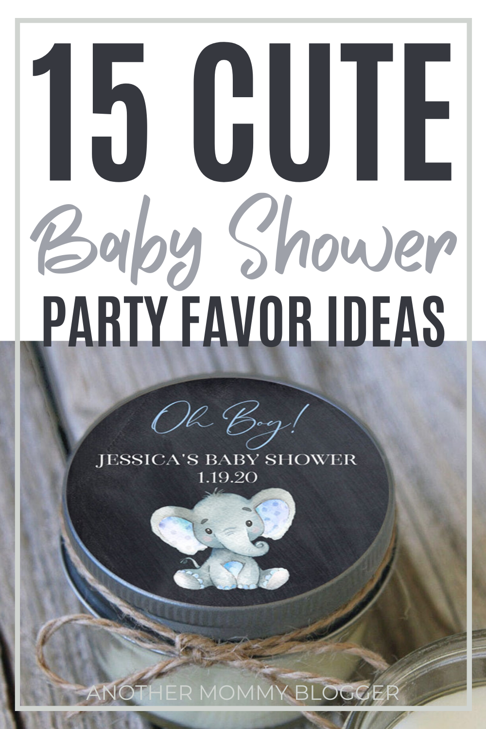 Whether you’re having a baby shower for a boy or a girl you need to see these baby shower party favors. #babyshowerideas