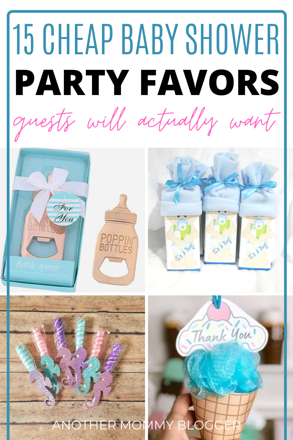 New moms love these cute baby shower party favors being they’re unique and affordable. #babyshower #pregnancy #partyfavors