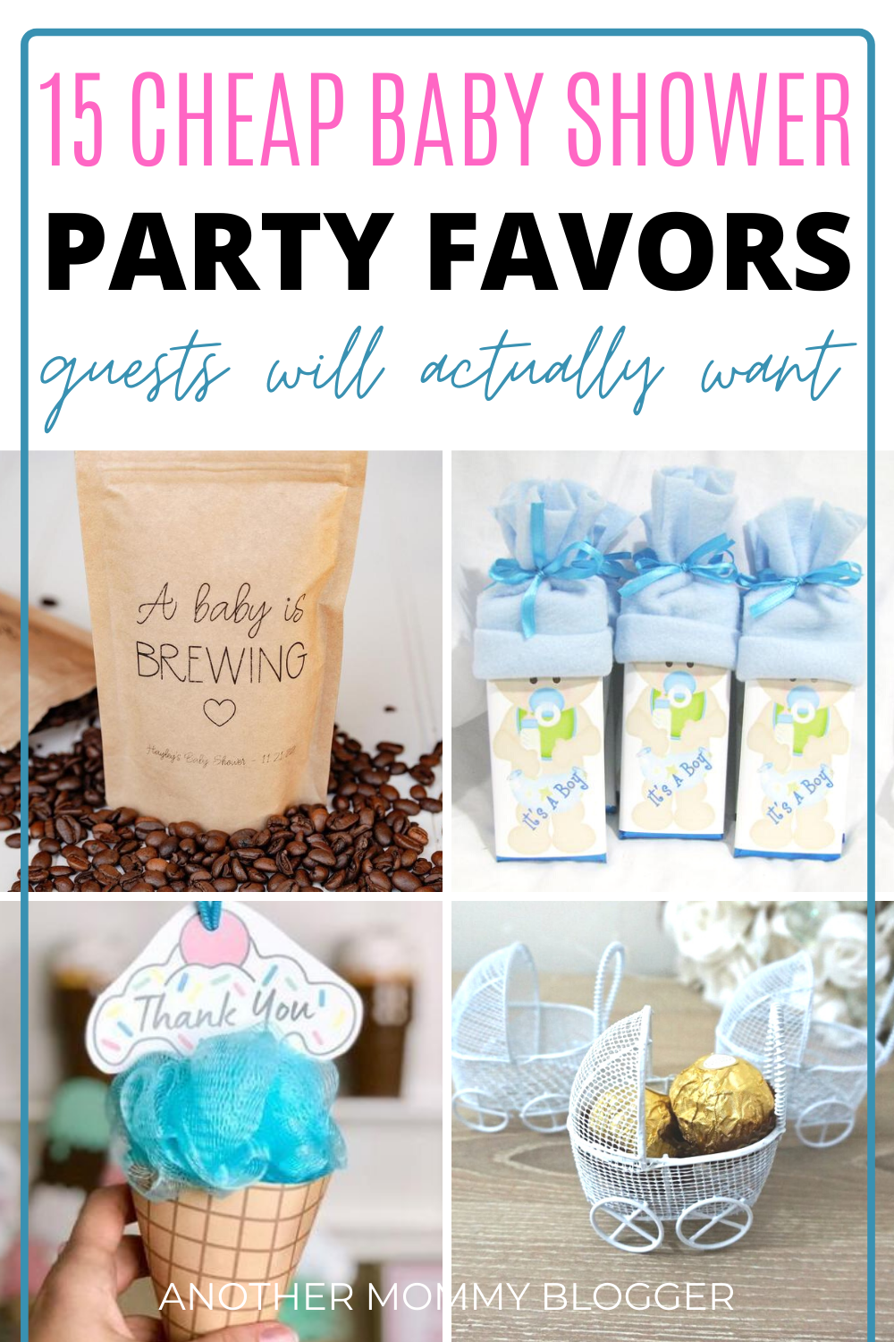 These unique baby shower party favors ideas are cheap and cute. #babyshowerideas #pregnancy