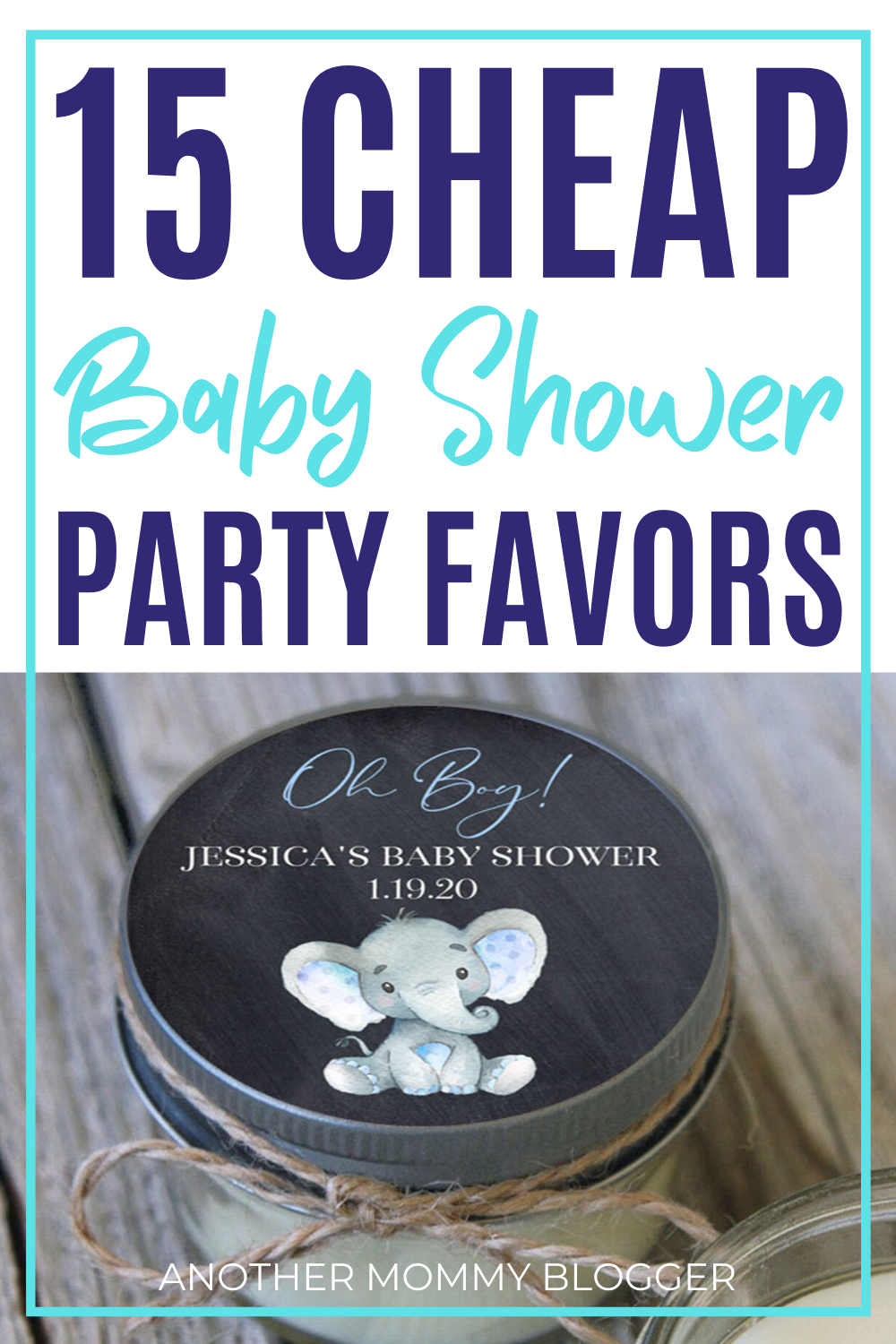 The baby shower party favors ideas are cute and affordable. #babyshower