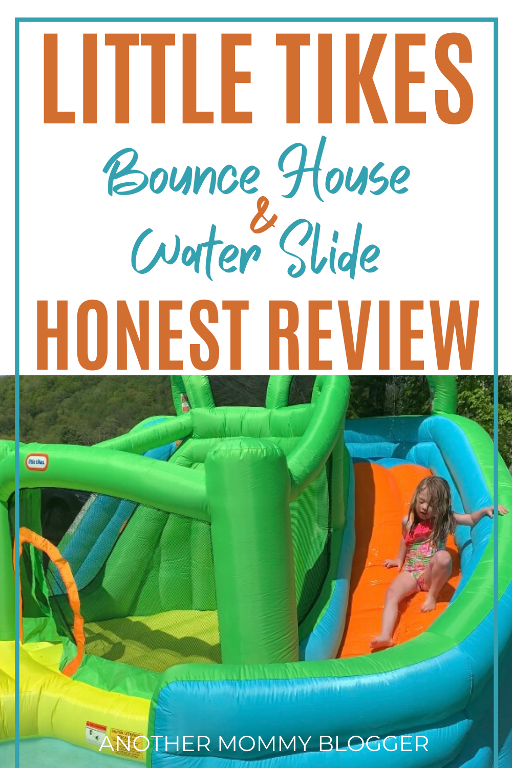 Are you looking for fun outdoor toys for kids. This inflatable waterslide by little Tikes has been so fun. #watertoys #summertoys