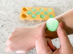 Aloe ice cubes summer life hacks