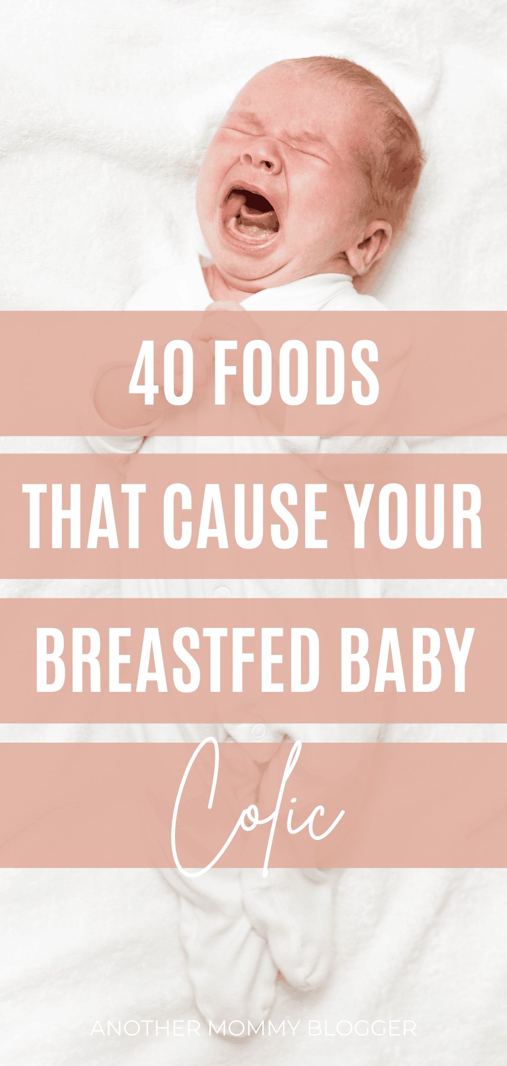 Foods to avoid while breastfeeding for colic and gas! These are bad foods for breastfeeding moms because they are giving your breastfed baby colic and gas.