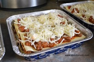 Easy Freezer Lasagna