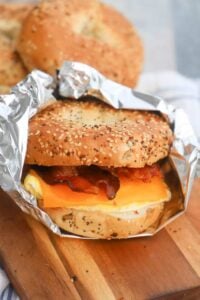 Egg And Cheese Bagel Freezer Breakfast Sandwiches