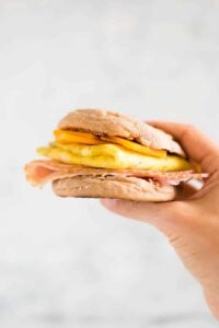 Freezer English Muffin Breakfast Sandwiches