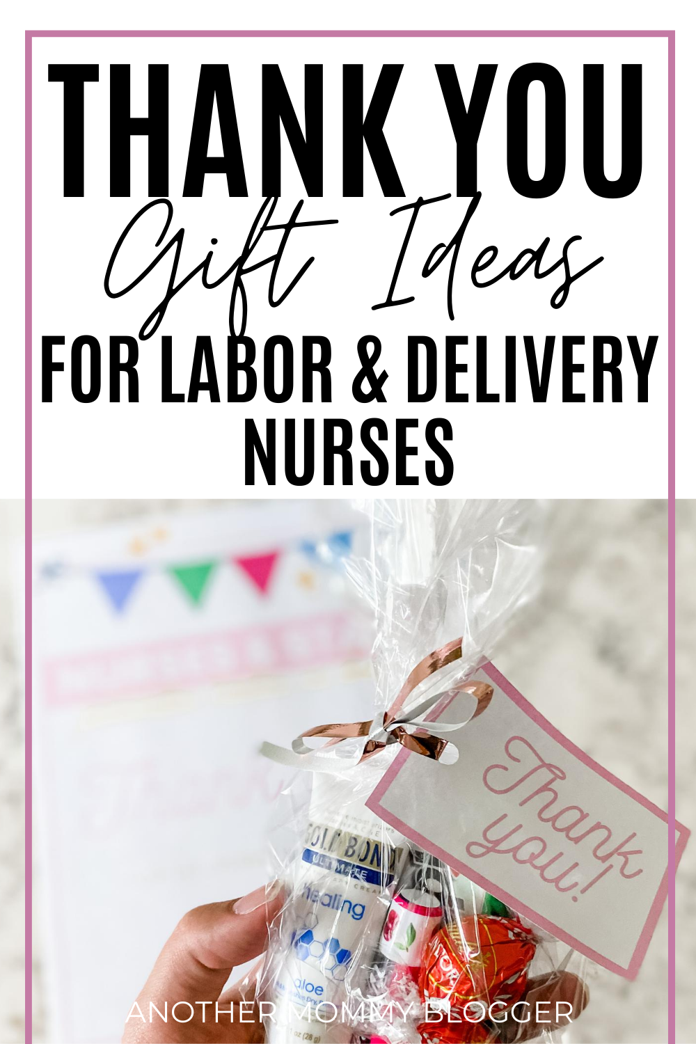 Labor and delivery nurse gift ideas to give to those wonderful women who help you welcome your new baby to the world. #pregnancy #laboranddelivery